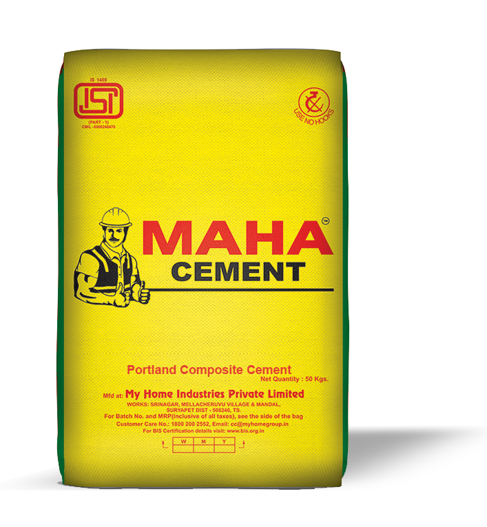 Maha Cement OPC 43 Grade available across Telangana, Andhra Pradesh, Hyderabad, Karnataka, Bihar, Maharashtra, Tamil Nadu, Chhattisgarh, Odisha & Kerala