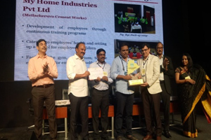 Maha Cements - Awards - Best Employee Practices Award (Industries Award 2019 Large Category) by Industries & Commerce Department, Government of Telangana.